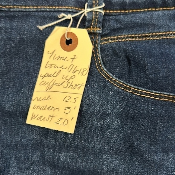 A.N.A lot sz 24W drk blue, blck skinny jeans,1 (time and true)blue shorts EUC - Picture 4 of 12